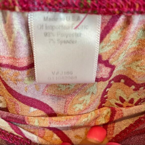 Coldwater Creek Paisley Faux Wrap Maxi Long Skirt - Picture 5 of 7